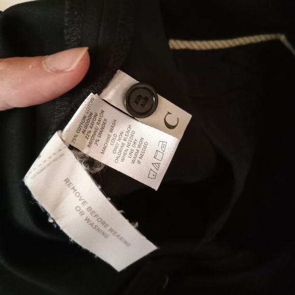 Ann Taylor LOFT Julie Cropped Black Dress/ Career Pants Size 6, 24" Inseam - Picture 9 of 12